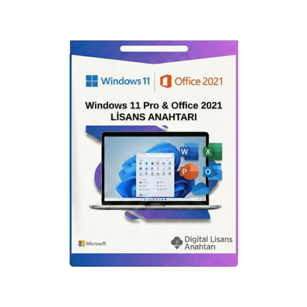 Windows 11 Pro & Office 2021 KURUMSAL Dijital Lisans Key